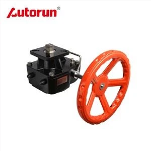 Gear Box Manual Declutchable Override Handwheel Dengan Pneumatic Actuator
