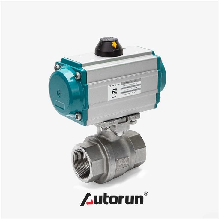 Pneumatic Two Piece Ball Valve